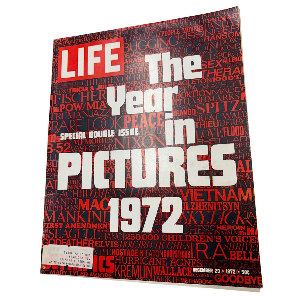 Vintage LIFE Magazine The Year in Pictures 1972 Special Double Issue Dec 29 1972